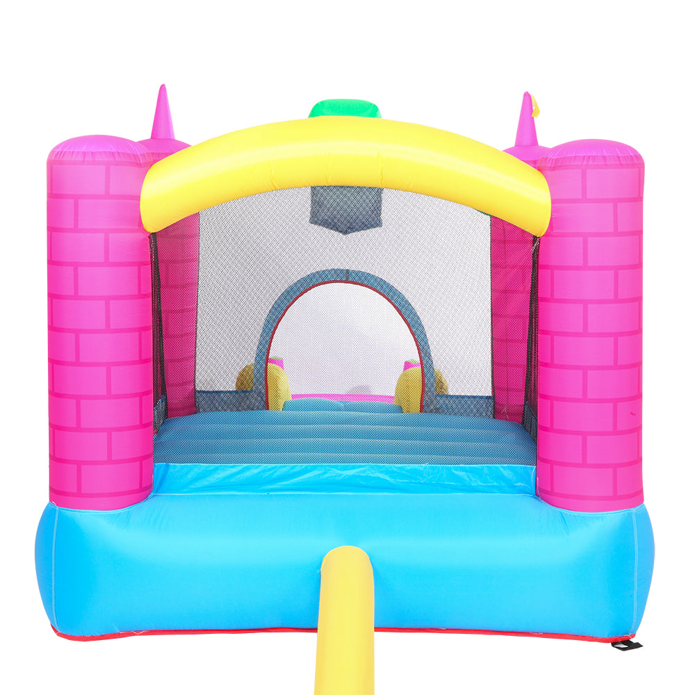 SalonMore Inflatable Bounce House with Blower，Pool and Water Slide and Splash，Multi-color Tank