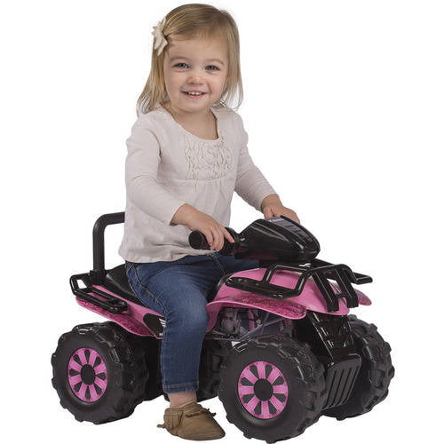 Honda Pink HD Camo Utility ATV Foot to Floor Push Ride-On