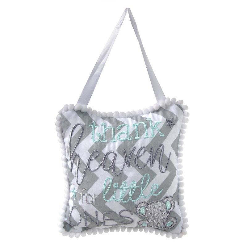 Baby Essentials Thank Heaven For Little Ones Baby Blanket and Door Sign Set