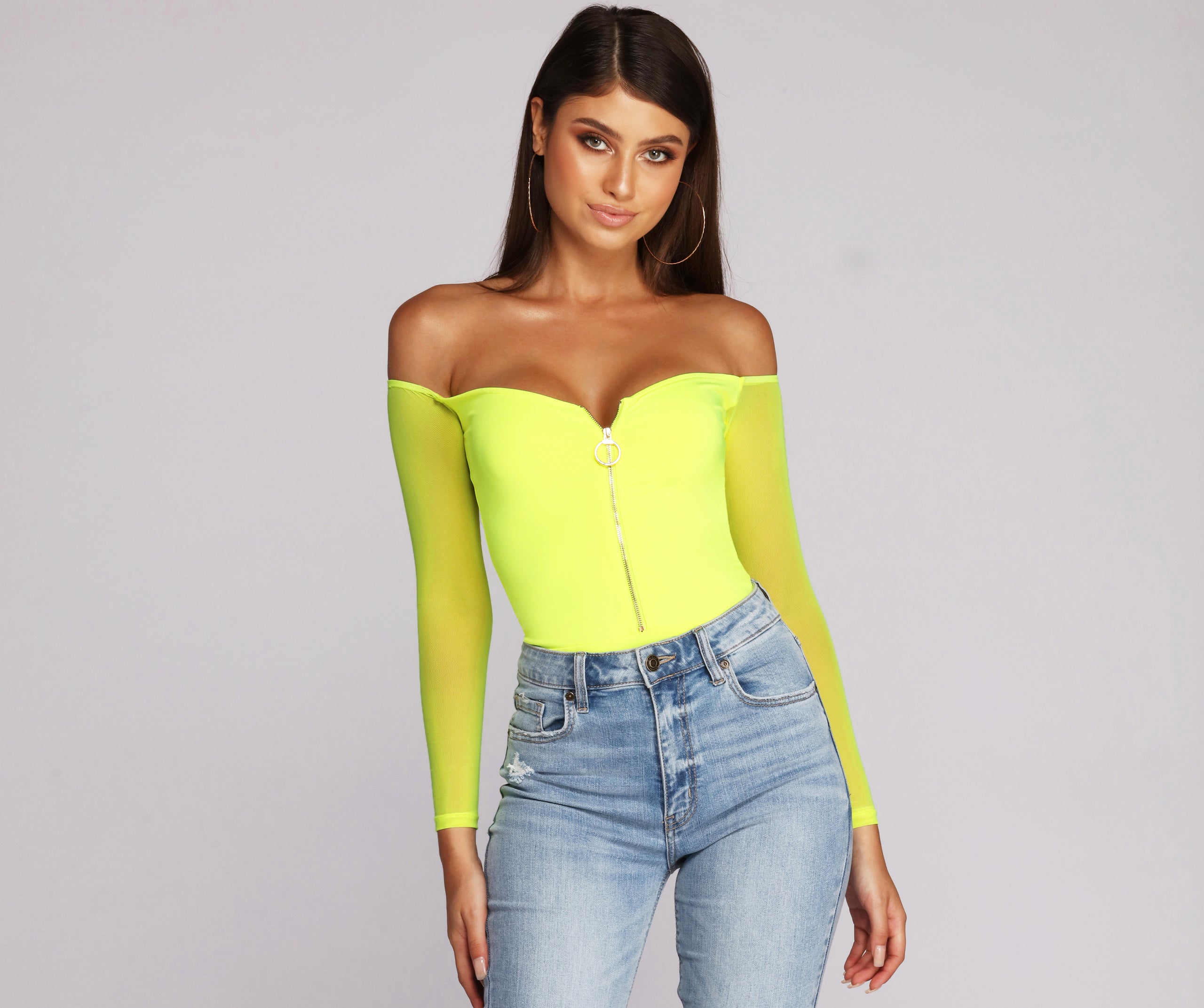 Zip In The Bud Bodysuit