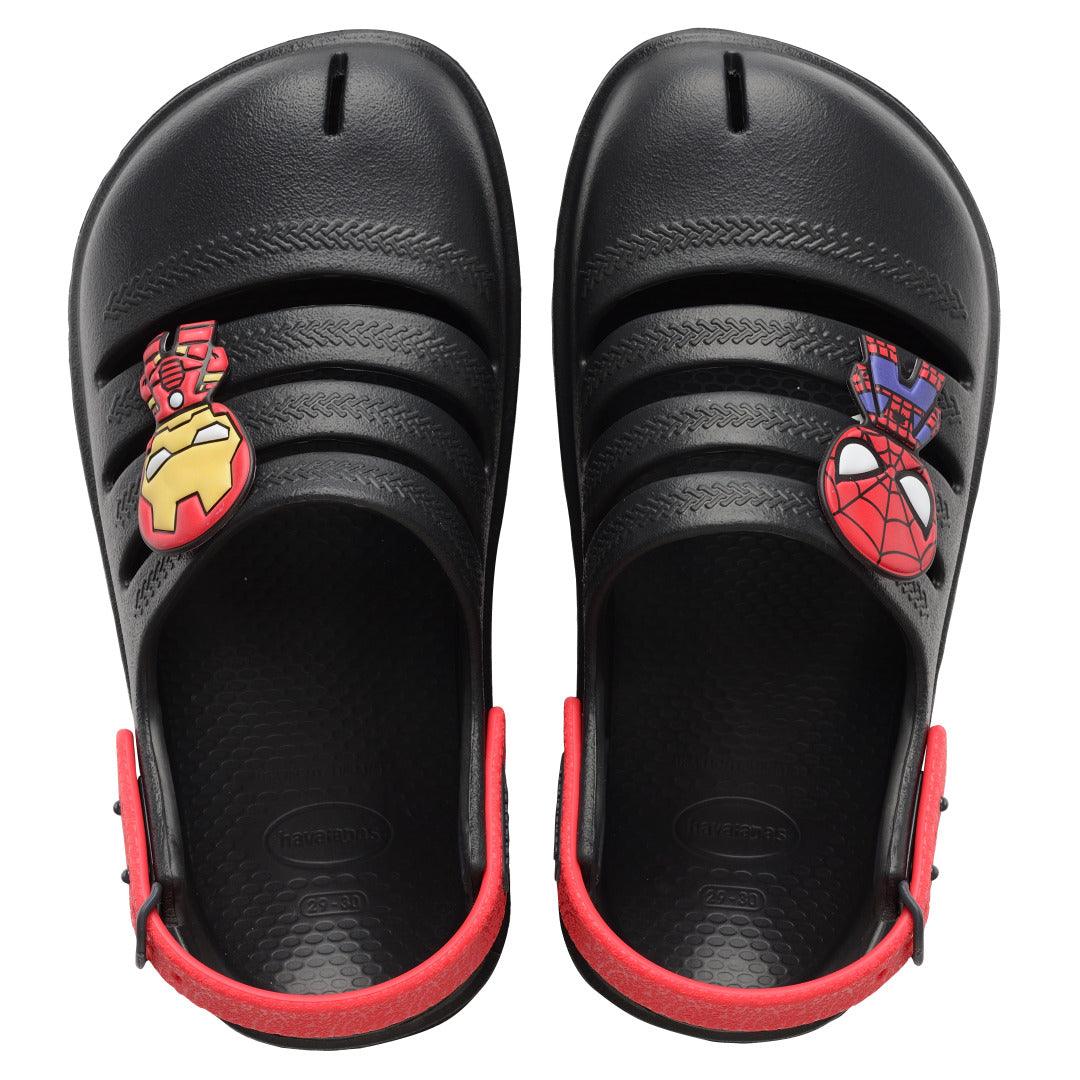 Clog Havaianas Infantil Marvel Homem de Ferro Novo Grafitte