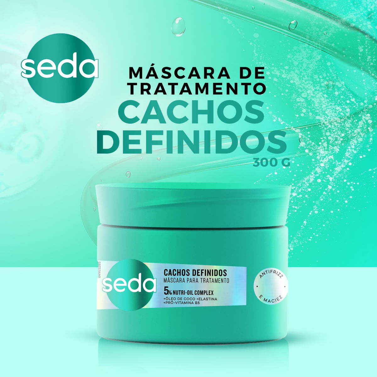 Mascara de Tratamento Seda Cachos Definidos 300g
