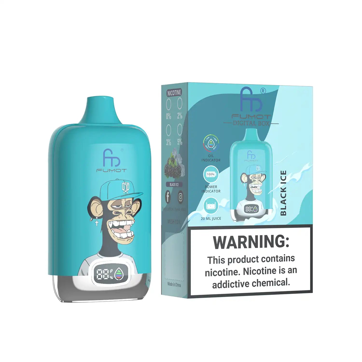 Tornado Vape 12000 - Black Ice