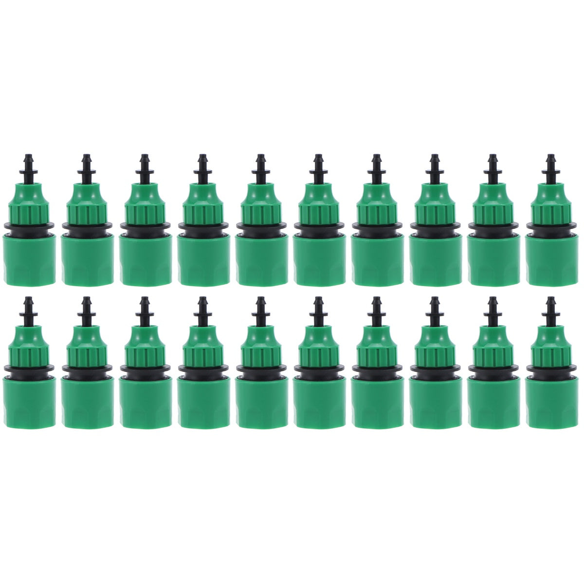 NICEXMAS 20 pcs  8mm Garden Hose Quick Connector 4/7 8/12 Hose Drip Irrigation System Joint