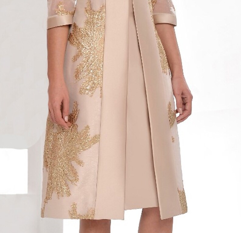 Women's Two Piece Dress Knee Length Dress