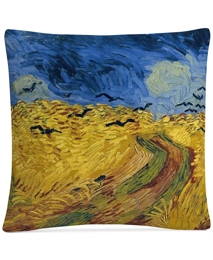 Baldwin Vincent Van Gogh Wheatfield with Crows Decorative Pillow， 16