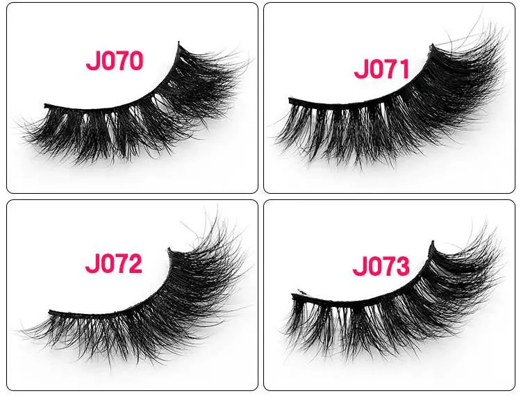 25 mm 3d Mink Lashes Natural False Eyelashes