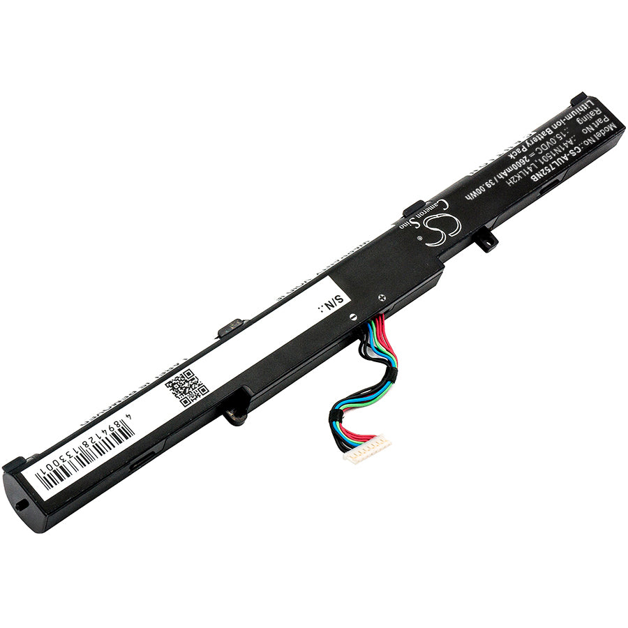 Asus GL752JW GL752VL GL752VL1A GL752VL2B GL752VL Replacement Battery BatteryClerkcom Laptop and Notebook