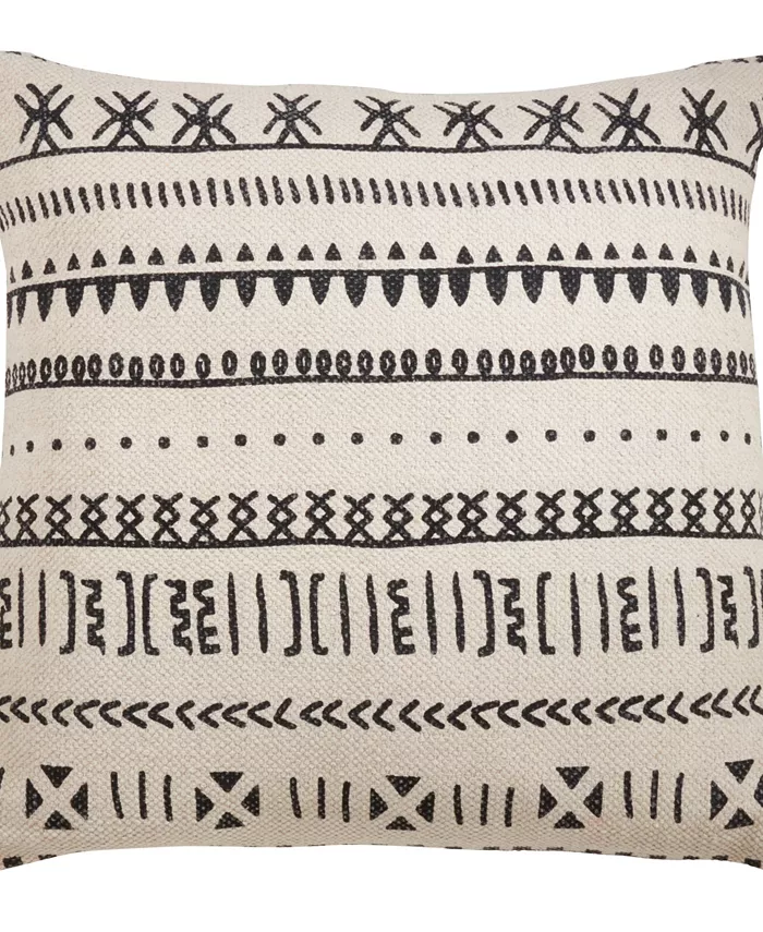 Saro Lifestyle Mud Cloth Decorative Pillow， 22