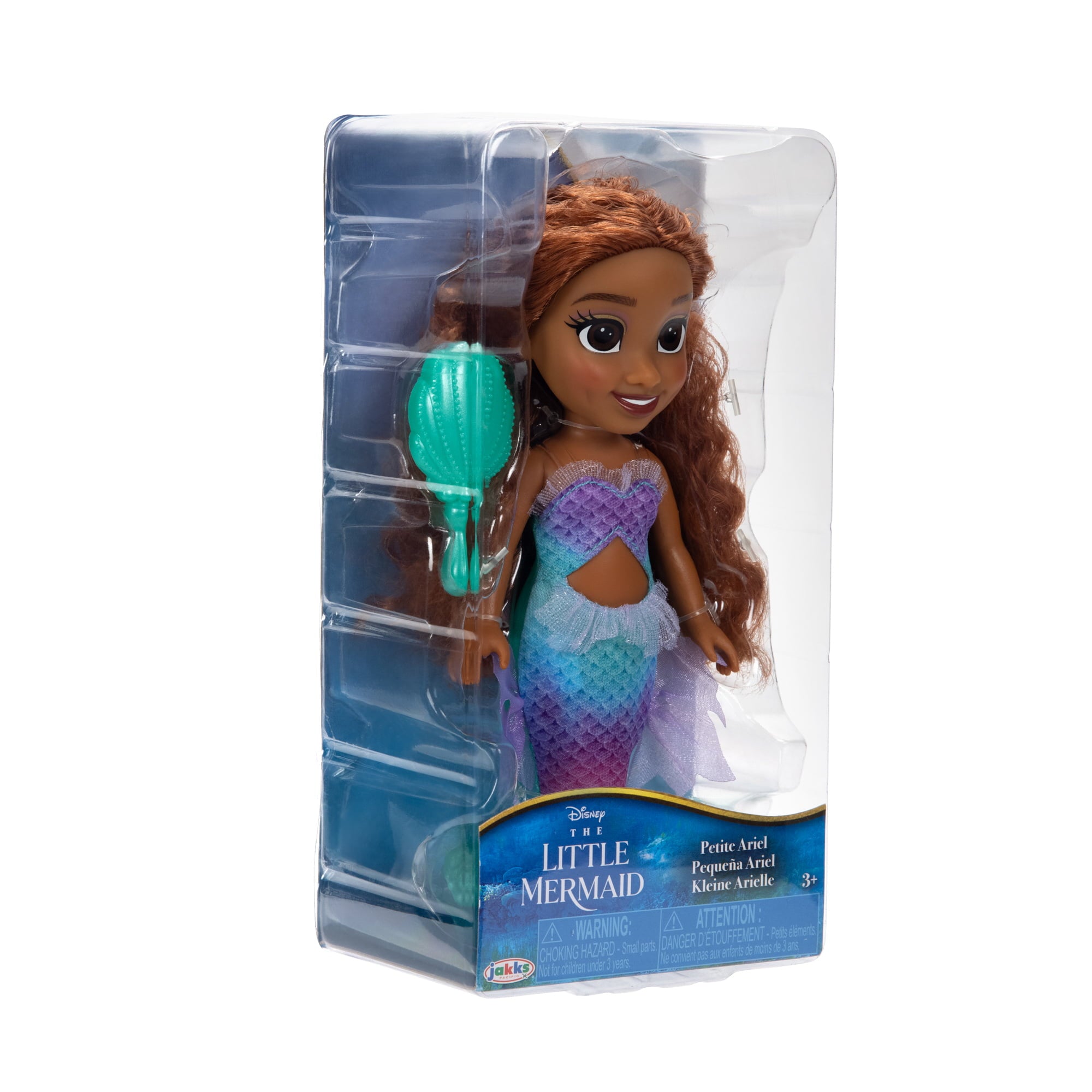 Disney Little Mermaid 6 inch Petite Ariel Fashion Doll with Seashell Brush Inspired by the Movie