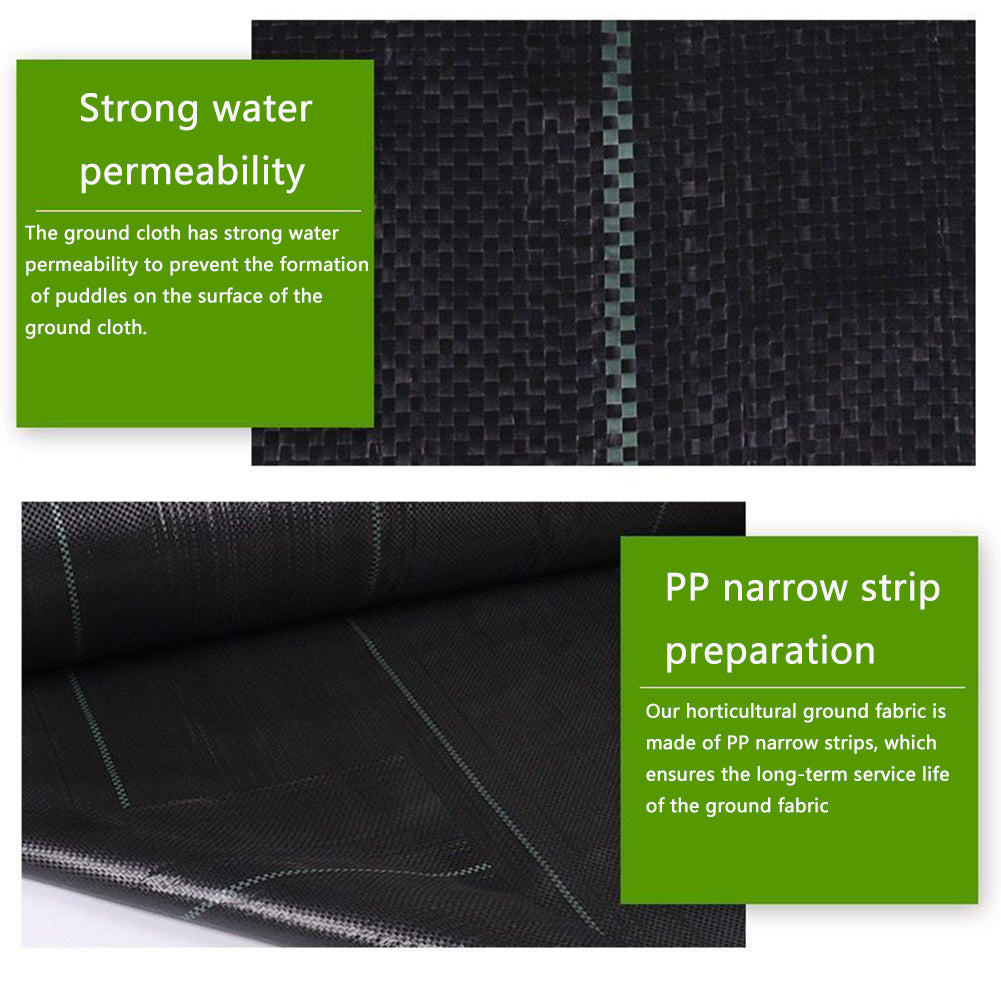 Garden Stakes Weed Barrier Fabric Yard Thickened Weeds Control Home Flower Bed