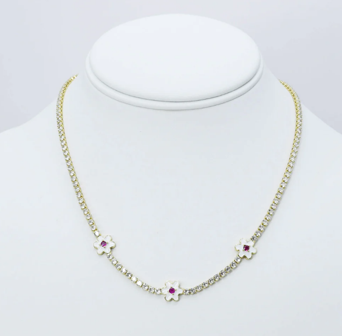 PRE-ORDER Blossom Bling Necklace shipped apx 4/30