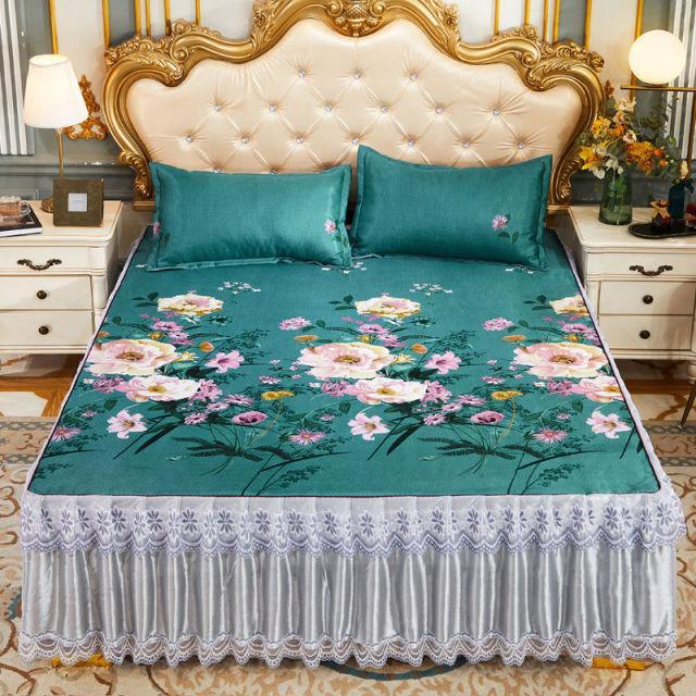 Conjunto Luxury Realeza™ Seda Cetim: Colcha + Fronhas