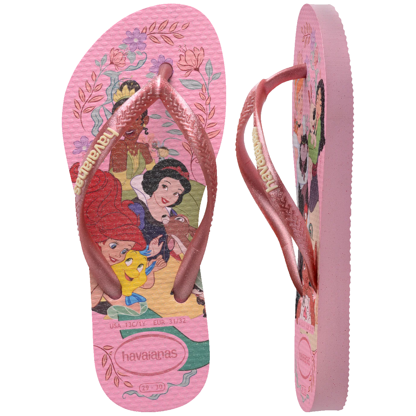 Chinelo Havaianas Infantil Slim Princesas
