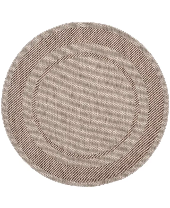 Safavieh Courtyard Beige and Brown 6'7