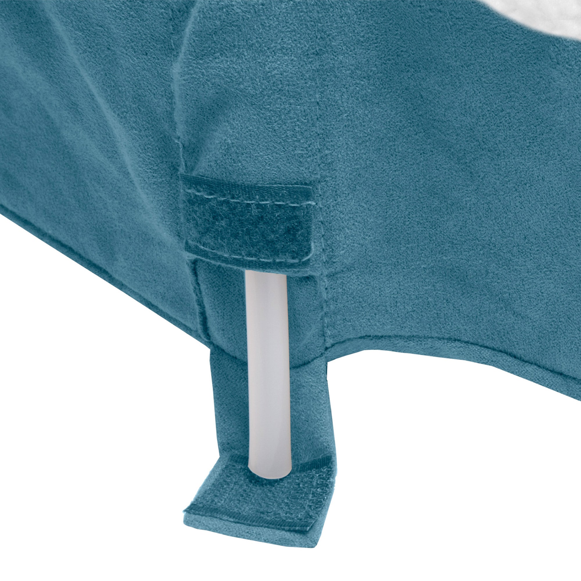 FurHaven Pet Products Orthopedic Faux Sheepskin Snuggery Burrow Pet Bed for Dogs and Cats， Blue， 44