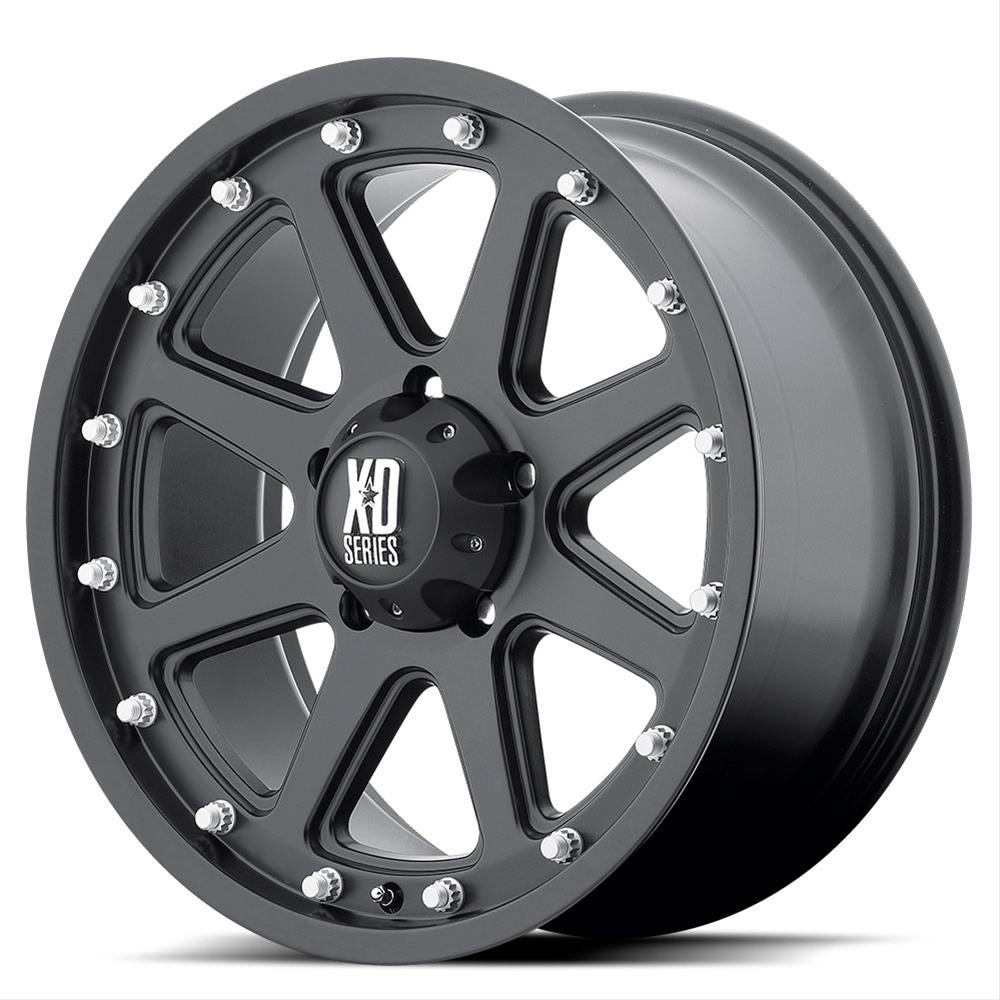 KMC XD79889050718 KMC XD798 Addict Matte Black Wheels