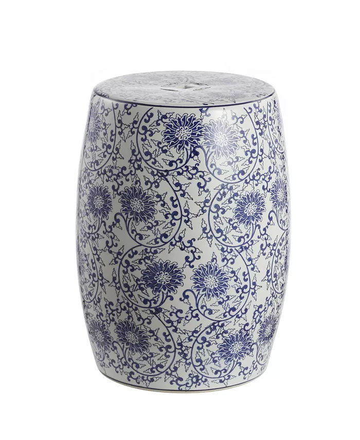 JONATHAN Y Lotus Blossom Garden Stool