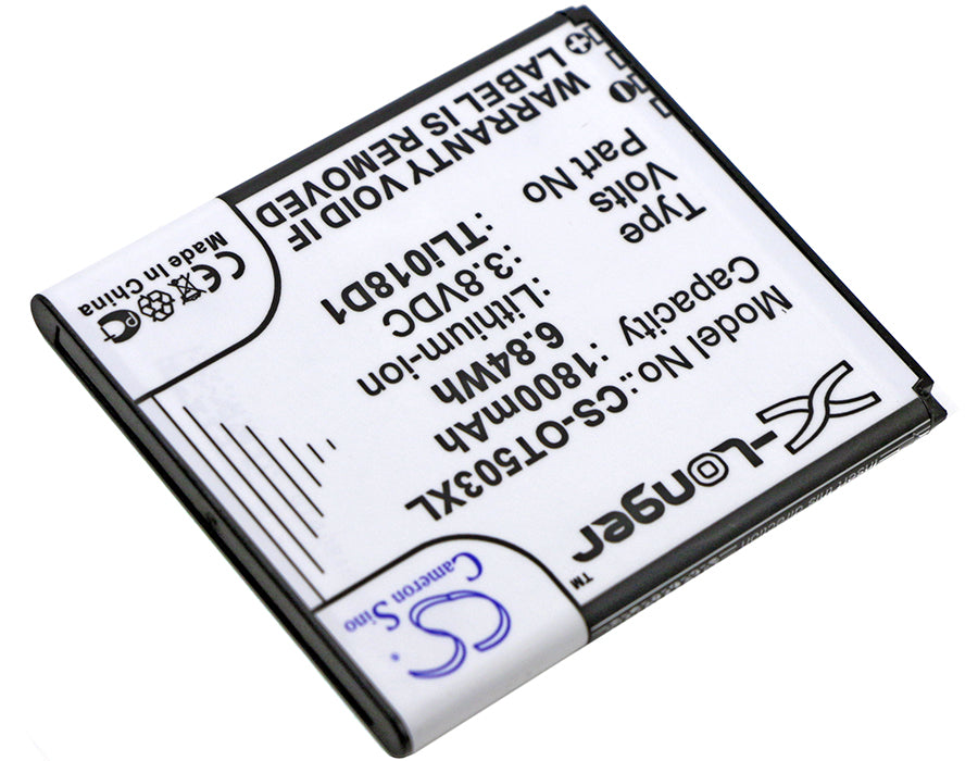 Alcatel One Touch Link Y858 Black Hotspot 1800mAh Replacement Battery BatteryClerkcom Hotspot