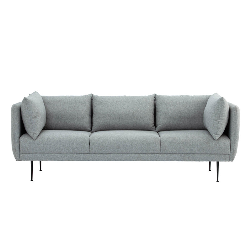 SUPRA 3 Seater Sofa - Pale SIlver