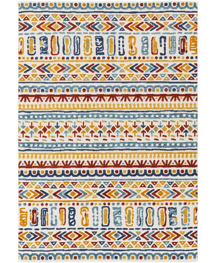 Abbie Allie Rugs Doyle DYL-2314 Aqua 2' x 3' Outdoor Area Rug