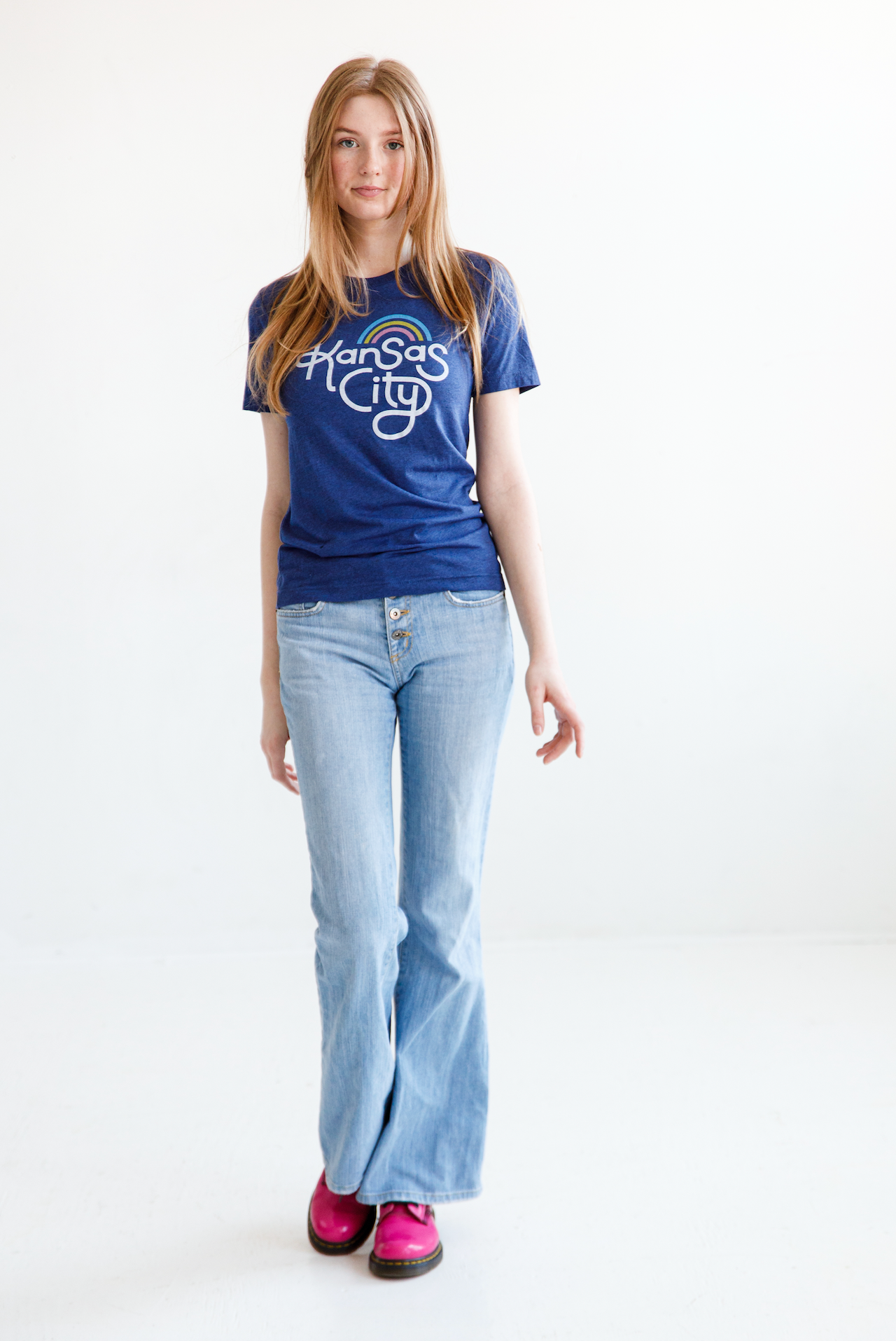 Retro Kansas City T-Shirt - Navy
