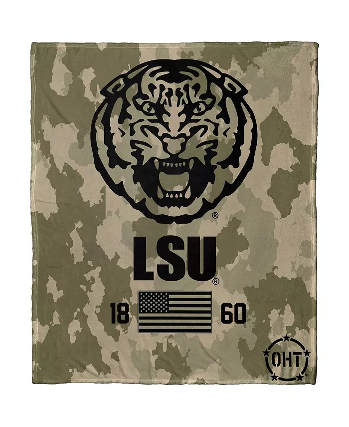 Northwest Company LSU Tigers OHT Military-Inspired Appreciation Silk Throw Blanket