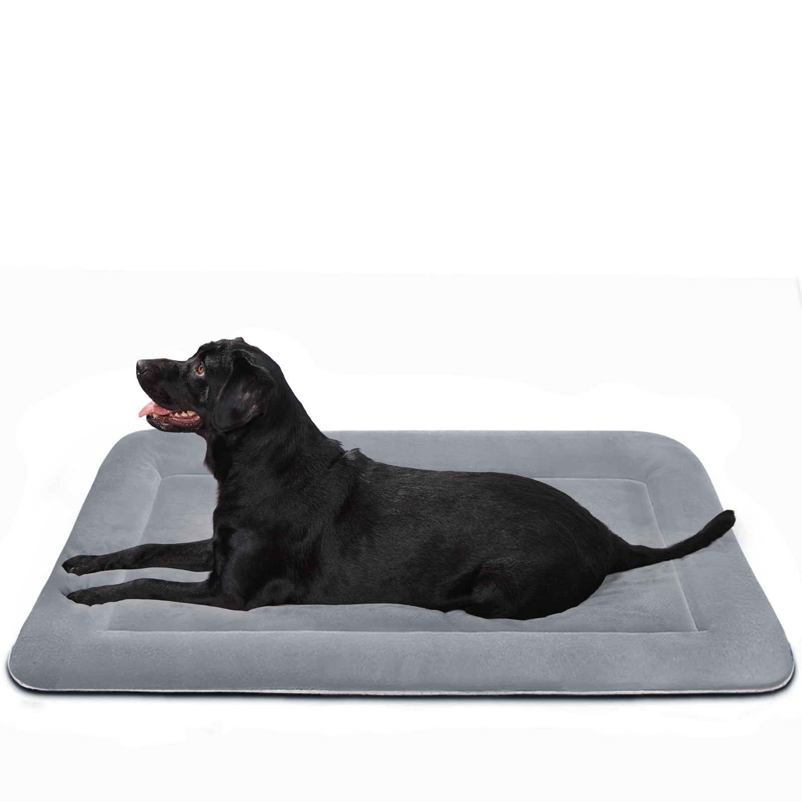 Hero Dog Large Dog Bed Crate Mat 42 in Washable Pet Beds Soft Dog Mattress Anti-Slip Kennel Mats (Gray)