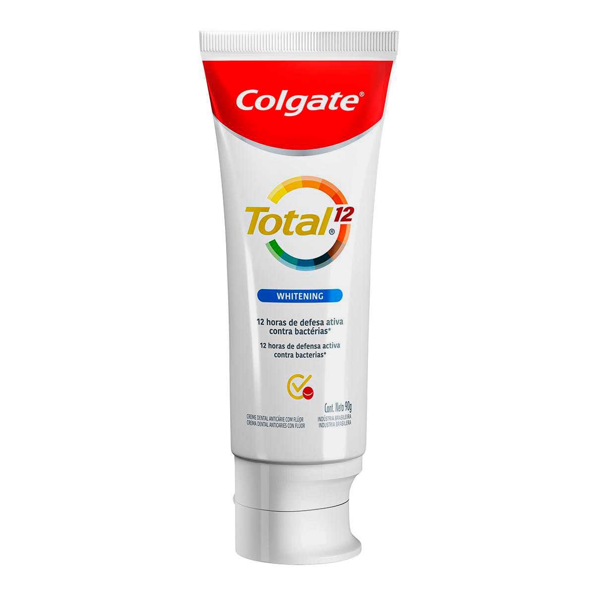 Creme Dental Colgate Total 12 Whitening Gel 90g