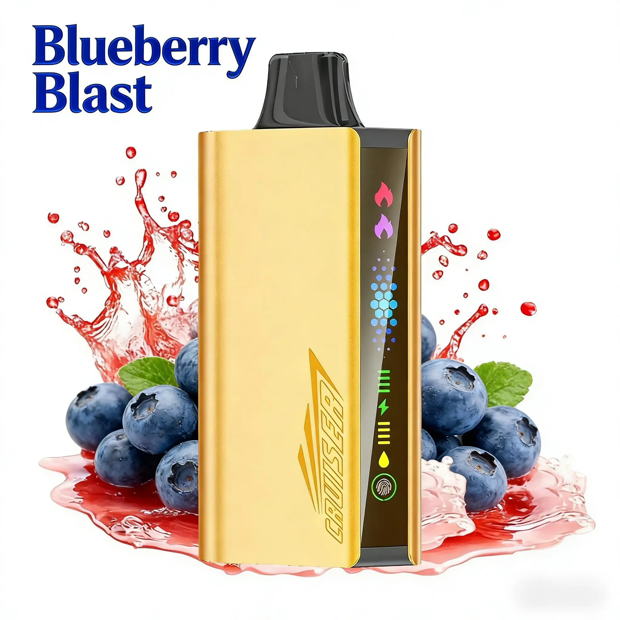 🌀 Blueberry Blast ⚡ | Power Up with Alibarbar 12000 Puffs