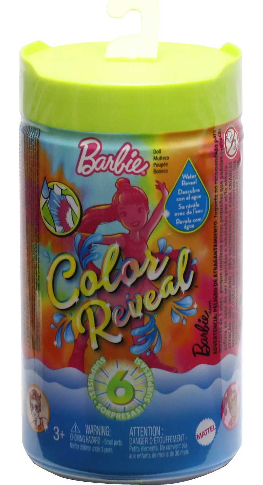 Barbie Color Reveal Neon Tie-Dye Series Chelsea Small Doll & Accessories (Styles May Vary)