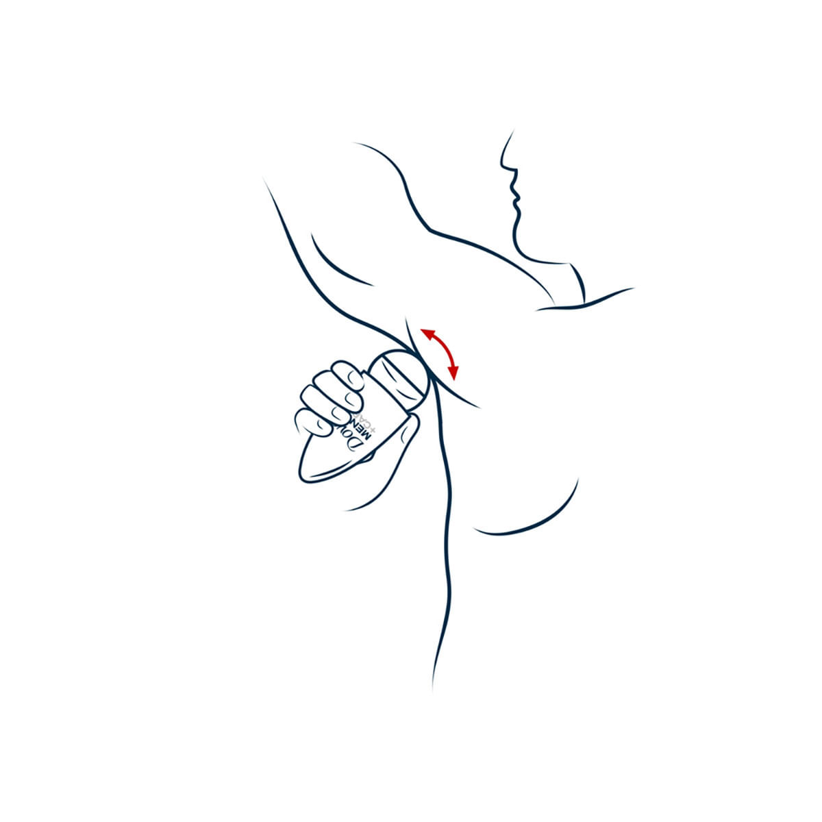 Desodorante Roll-On Dove Men+Care Invisible Dry Masculino 50 ml