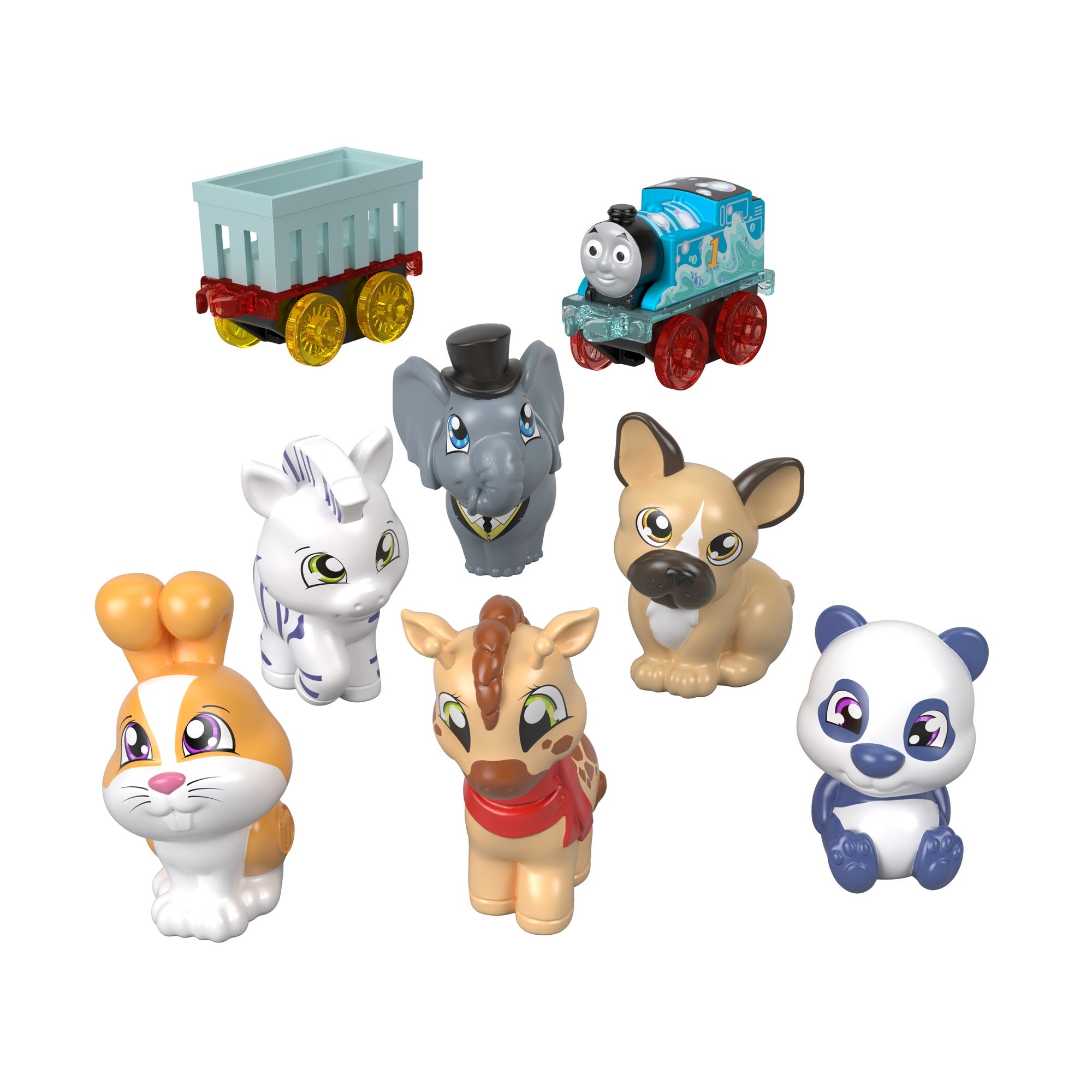 Thomas and Friends MINIS Fizz 'n Go Cargo Thomas and Elephant