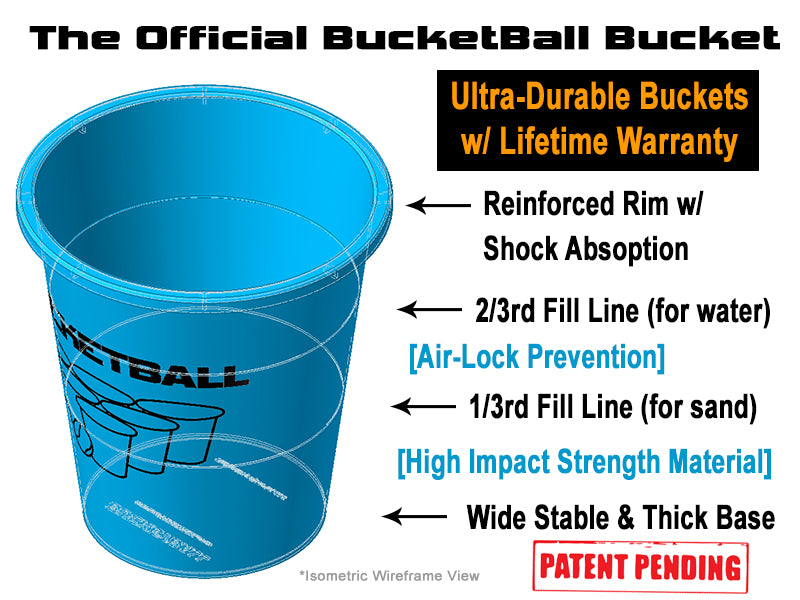 BucketBall 15 Piece Bucket Ball Beach Edition Set