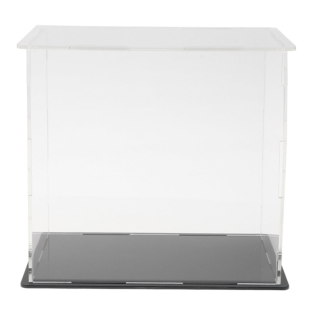 Transparent Acrylic Display Case Showcase Storage Box for Doll or Collectibles， 13.5x10x13cm