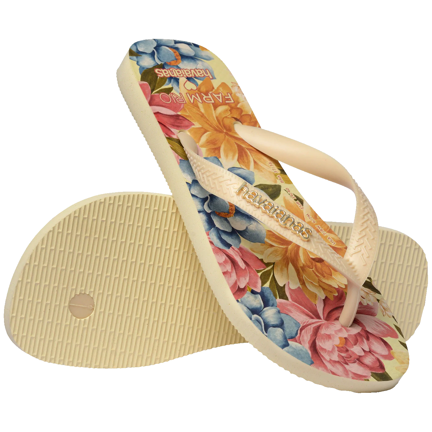 Chinelo Havaianas Farm Floral Beca