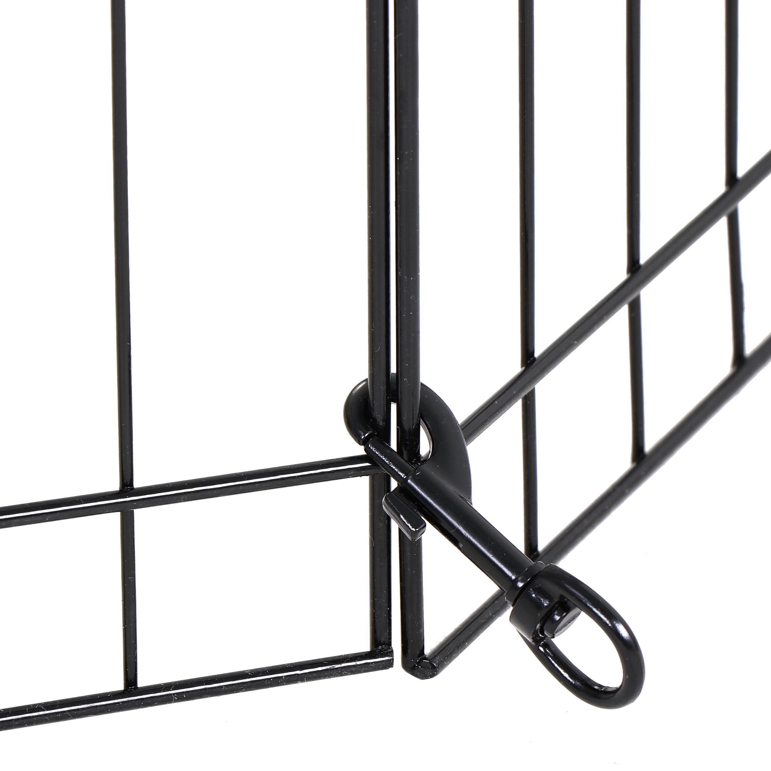 ZENY 24'' Foldable Metal Exercised Dog Pet Playpen Fence Barrier - 8 Panels