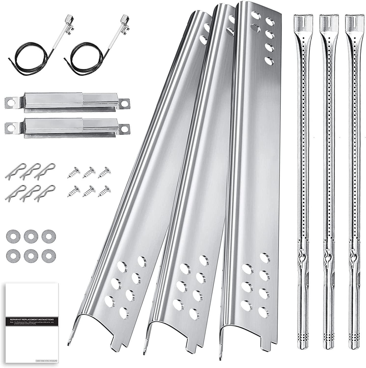 Refurbish Parts Kit for Char-Broil 3 Burner Performance 463436515, 463436815, 463437815, 463464315 Gas Grills