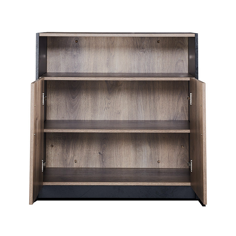 ARTO Credenza Cabinet 80cm - Warm Oak & Black