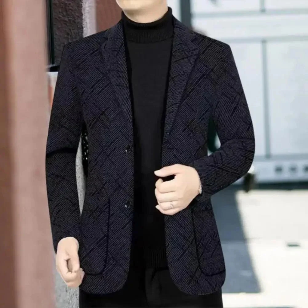 Blazer de Luxo Lancelot™ com Corte Ajustado / Elegância e Sofisticação Elevadas a um Novo Nível de Conforto e Estilo!