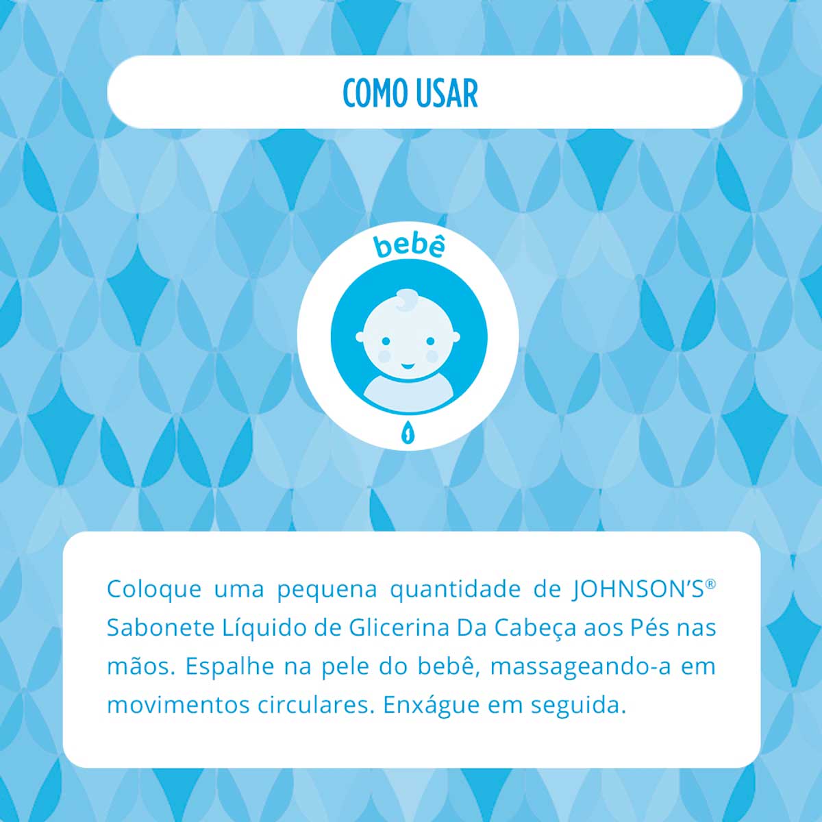 Sabonete Liquido de Glicerina Johnson's Baby Da Cabeca aos Pes Refil 180 ml