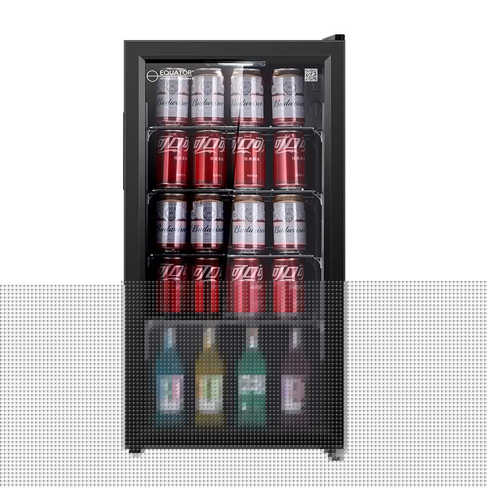 EQUATOR ADVANCED Appliances Equator 317 cu ft CanBeverage Refrigerator in Black