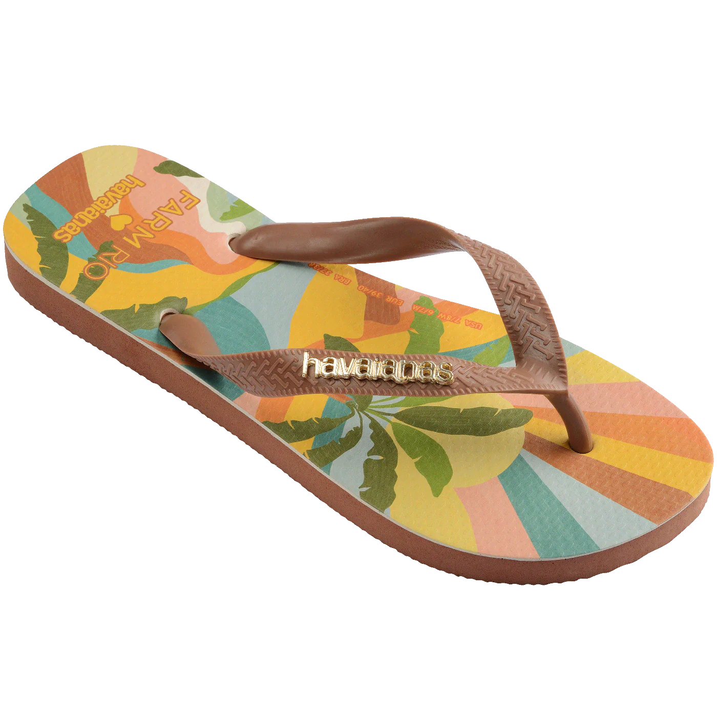 Chinelo Havaianas Farm Paisagem Carioca