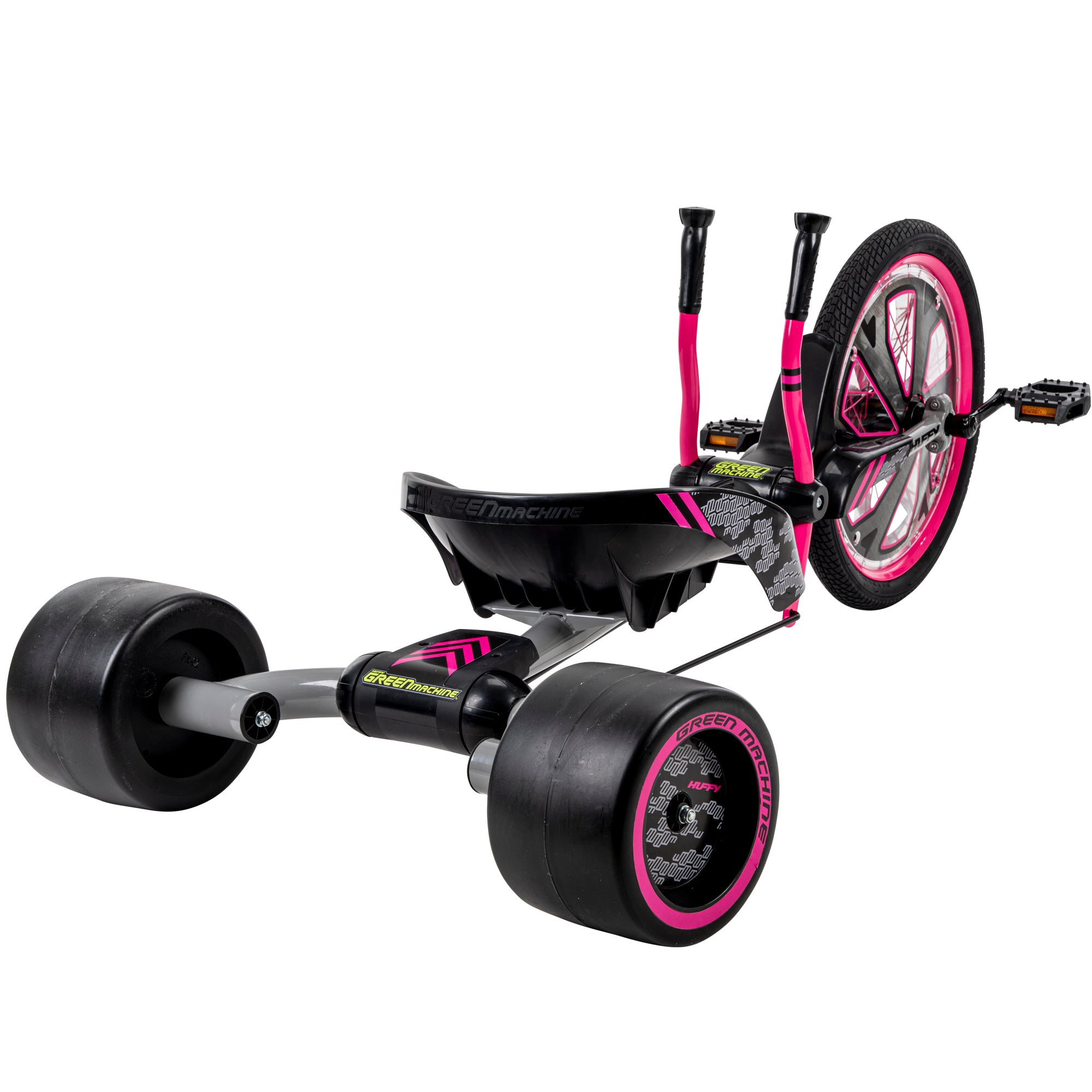 Huffy Green Machine 20-Inch 3-Wheel Tricycle in Hot Pink and Gray