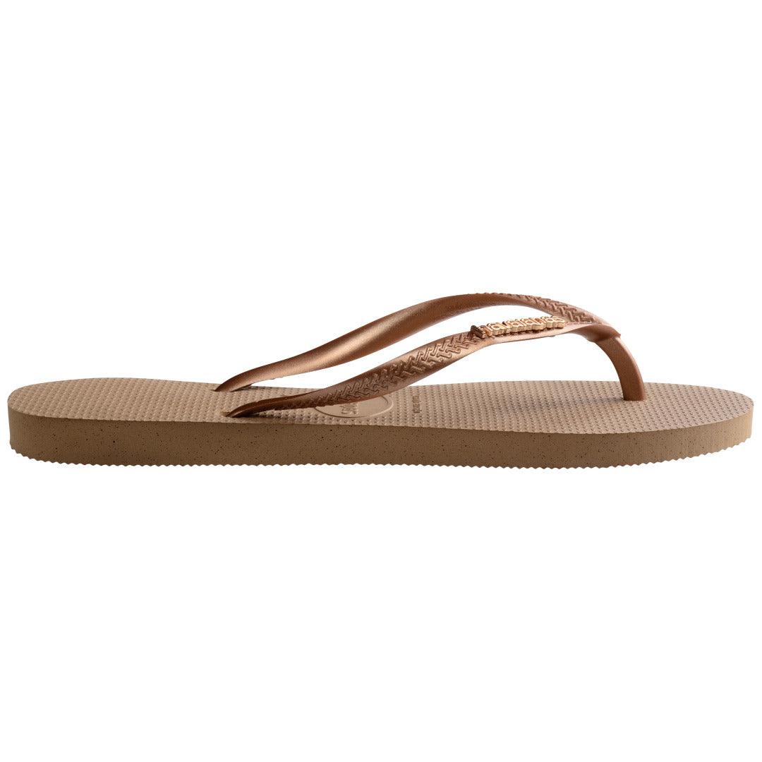 Chinelo Havaianas Slim Logo Metallic