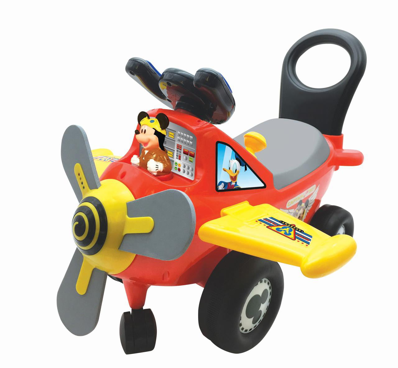 Kiddieland Disney Mickey Mouse Clubhouse Plane Light and Sound Activity Ride-On