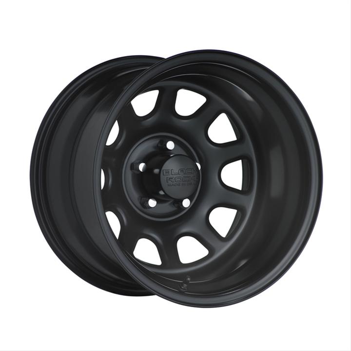 Black Rock Wheel 942573440 Black Rock Series 942 Type D Matte Black Wheels