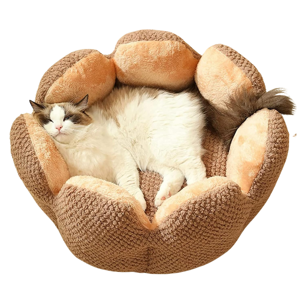 Cat Flower Bed | Soft Pet Cushion with Cozy Bloom Design
