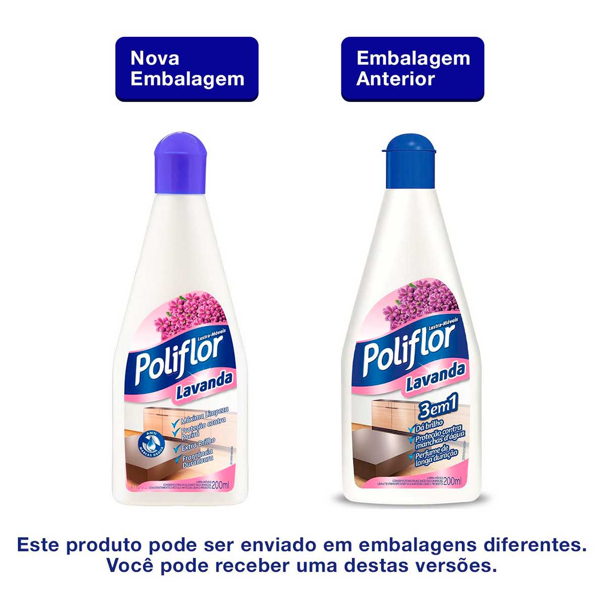 Lustra Moveis Poliflor Lavanda 200ml