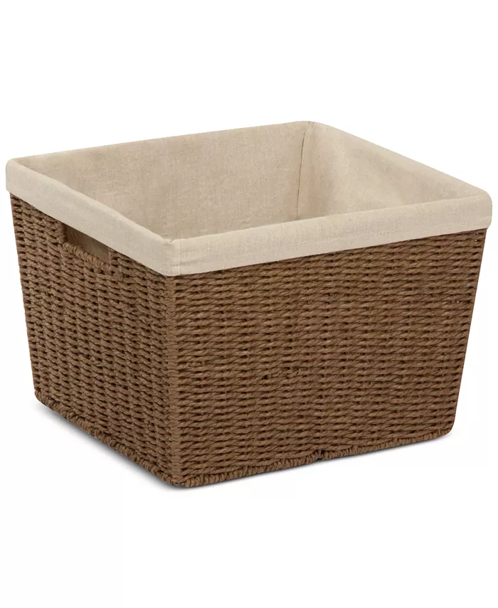 Honey Can Do Honey-Can-Do Parchment Cord Basket with Liner